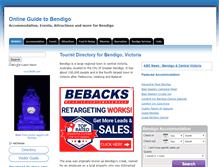 Tablet Screenshot of bendigovictoria.com.au